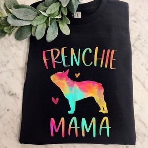 Frenchie mama shirt dog mom cute popular trending french bulldog tie dye